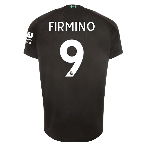 Camiseta Liverpool NO.9 Firmino Tercera equipación 2019-2020 Negro